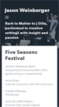 Mobile Screenshot of concerts.jasonweinberger.com